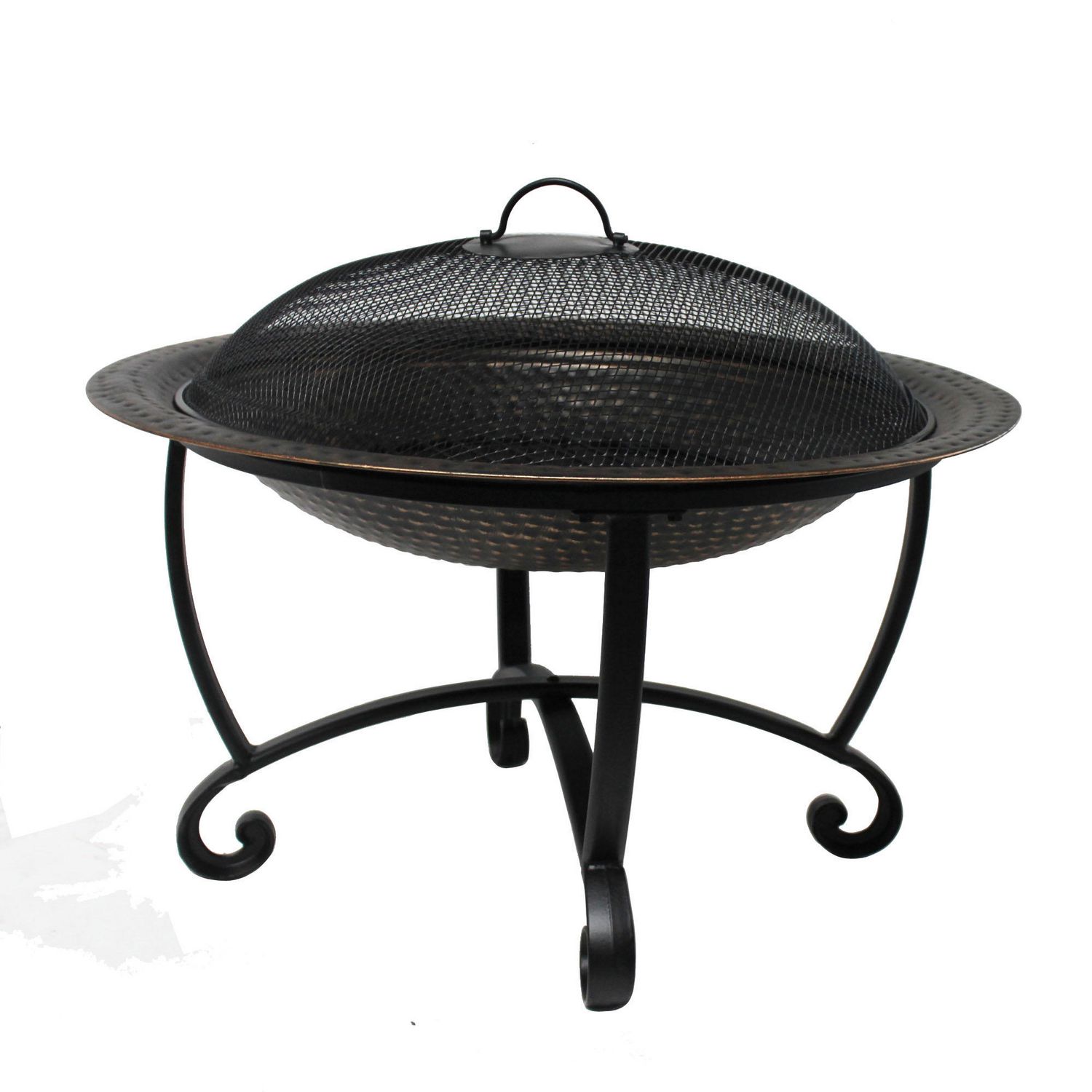 Island Retreat Riverside 24 In Wood Fire Pit Set Heavy Gauge