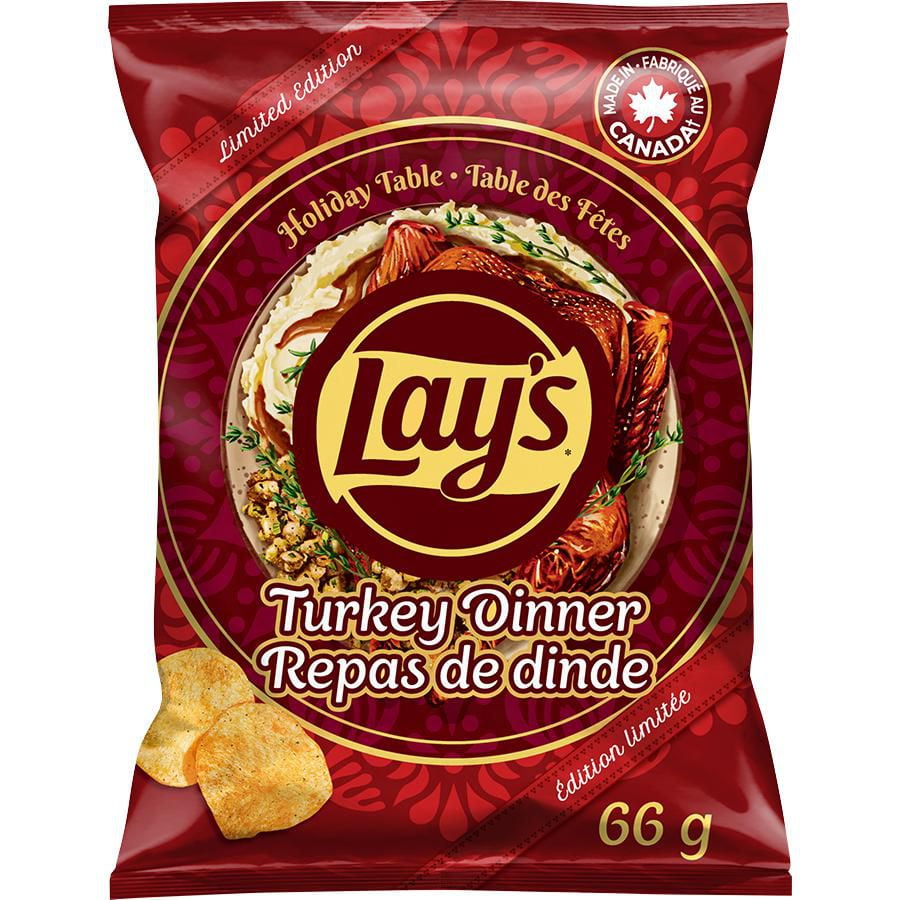 Lay’s croustilles assaisonnées Repas de dinde