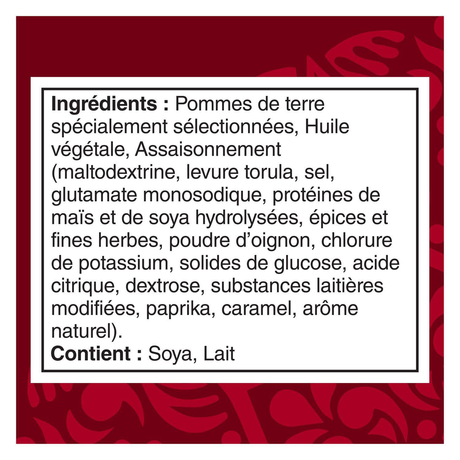 Lay’s croustilles assaisonnées Repas de dinde