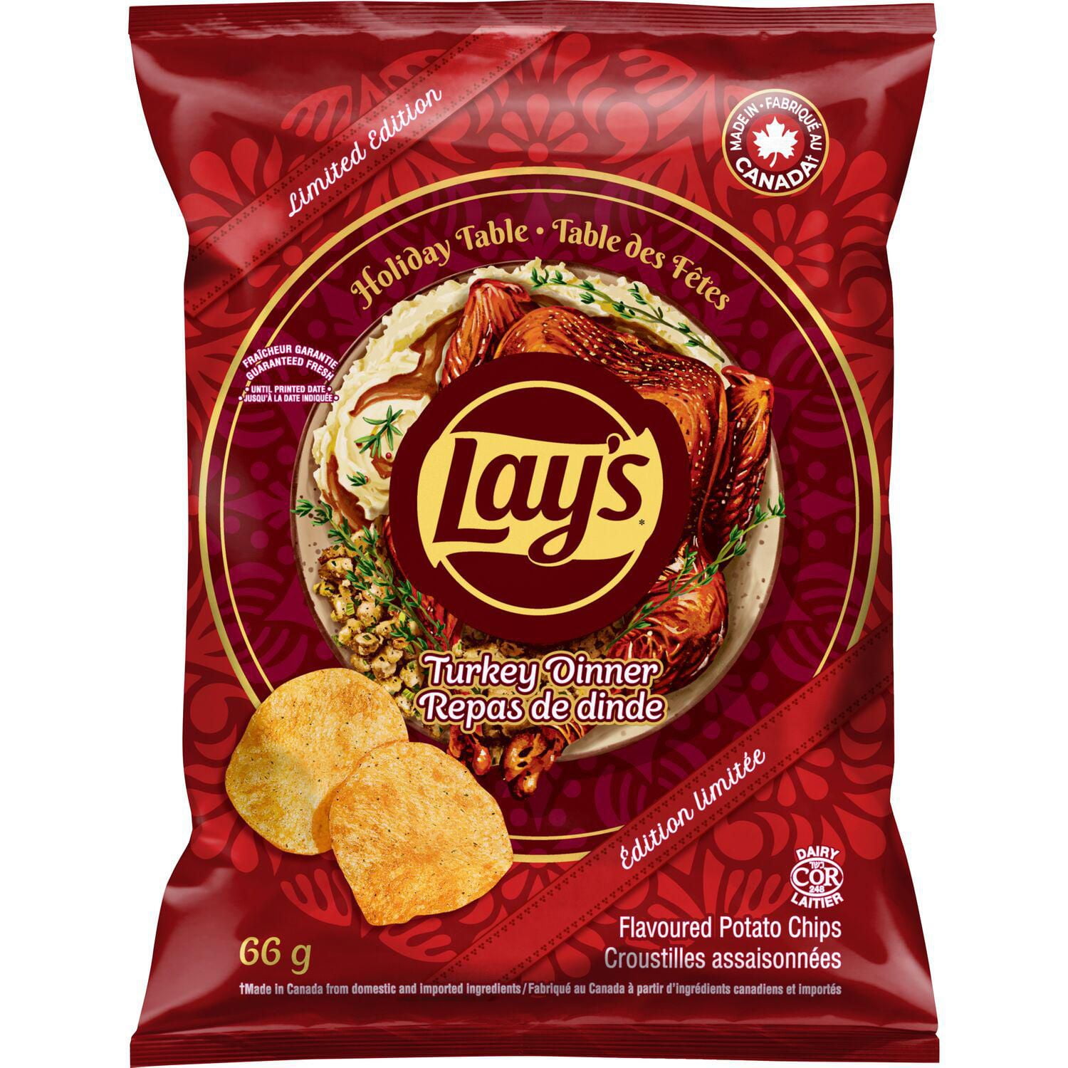 Lay's Turkey Dinner Flavoured Potato Chips