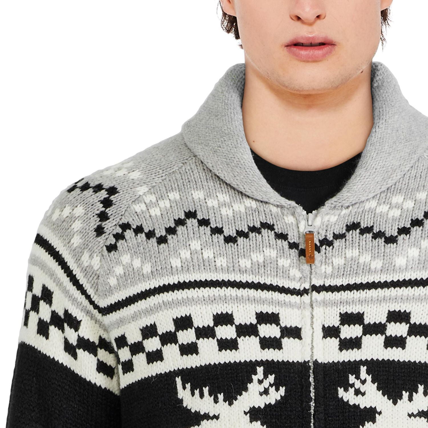 New Canadian Sweater Company for J Crew Bear Zip Wool Cardigan Sweater Sz  XXS XS | eBay