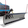 thumbnail image 1 of DK2 Summit Personal 88 Inch Snow Plow, 1 of 4