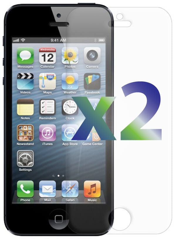 Exian Screen Protector for iPhone 5 Clear (2 Pcs) Walmart Canada