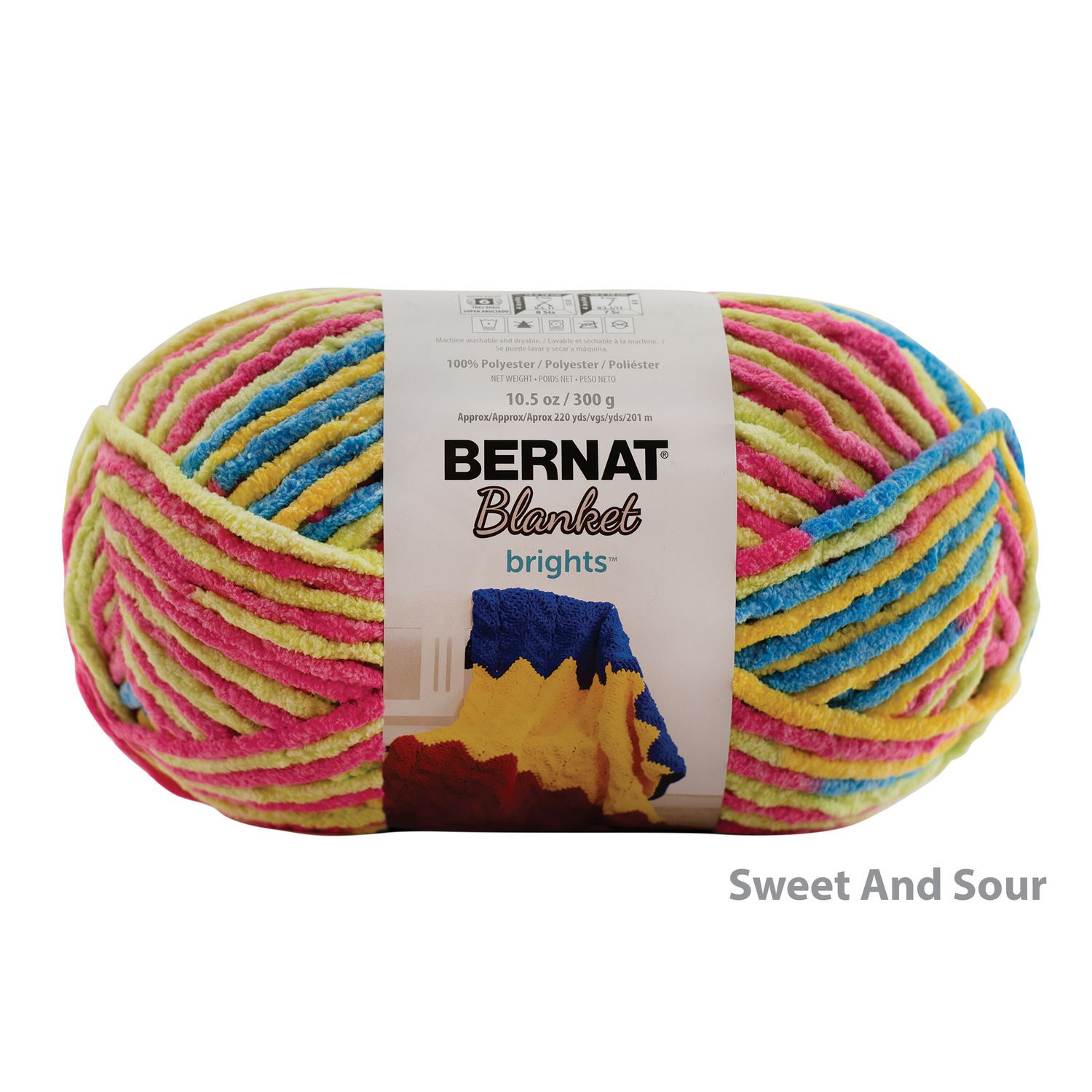 Bernat Blanket Brights Yarn 300g 105 Oz