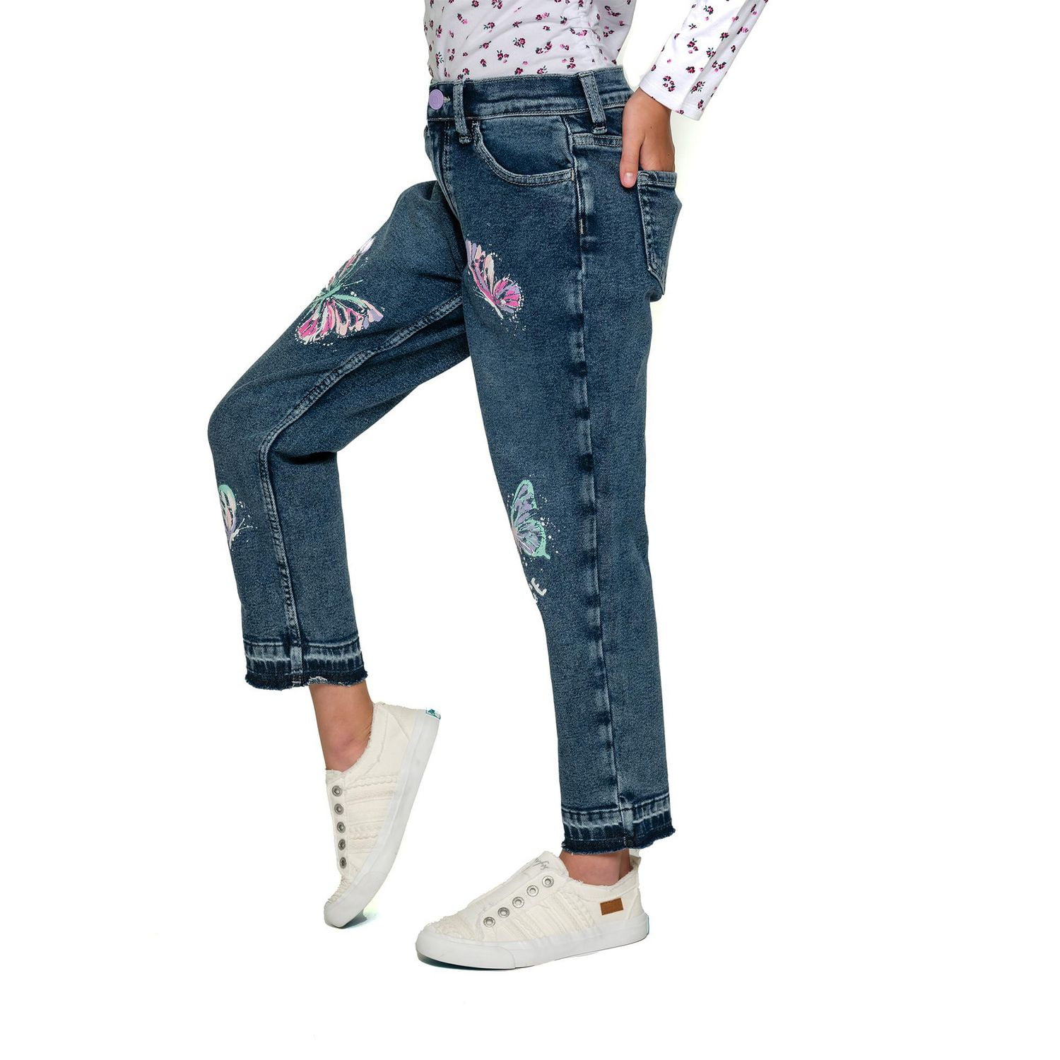 Jean papillon Justice Girls