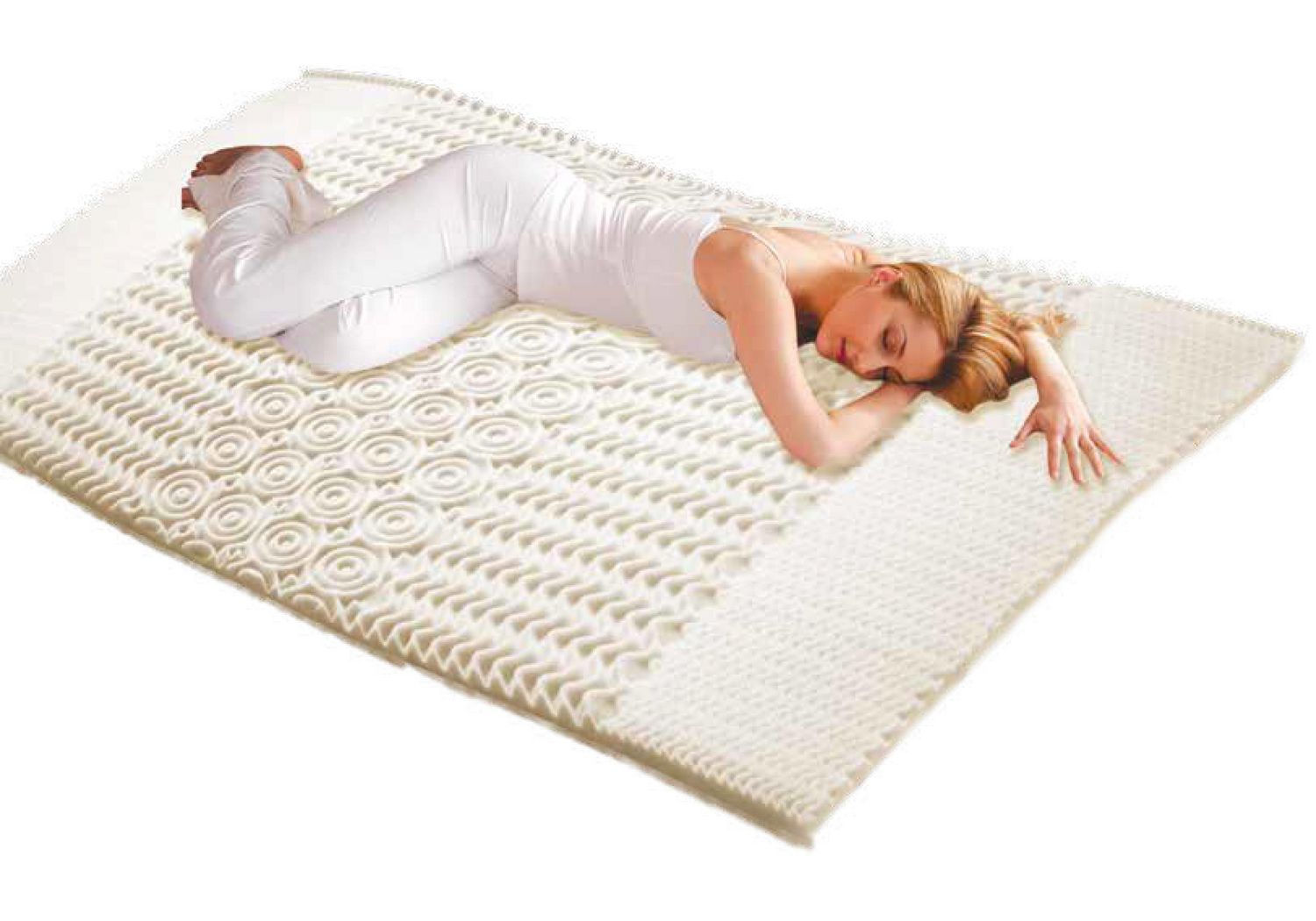 sleep zone 5 zone foam mattress topper