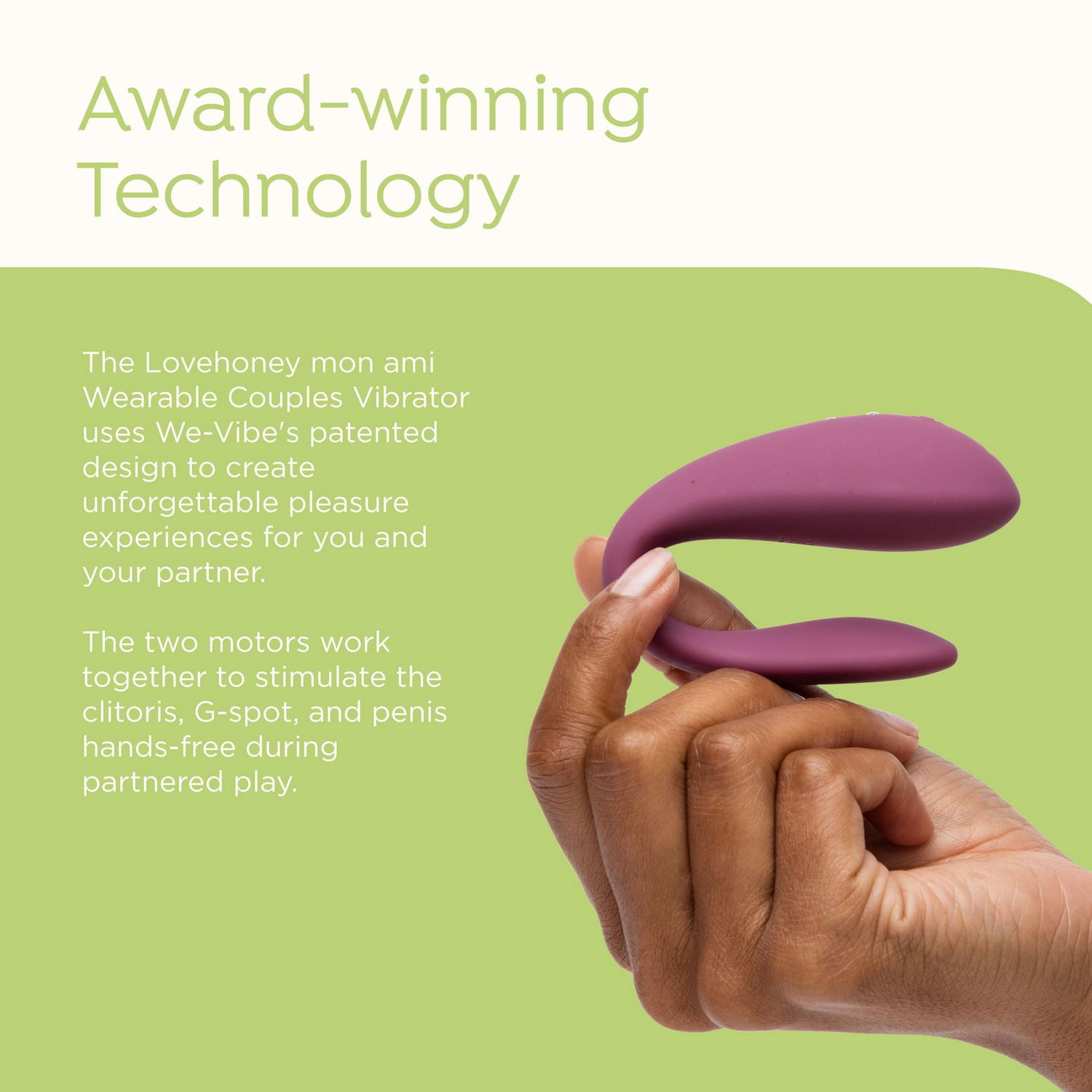 Lovehoney Mon Ami Wearable Couple's Massager