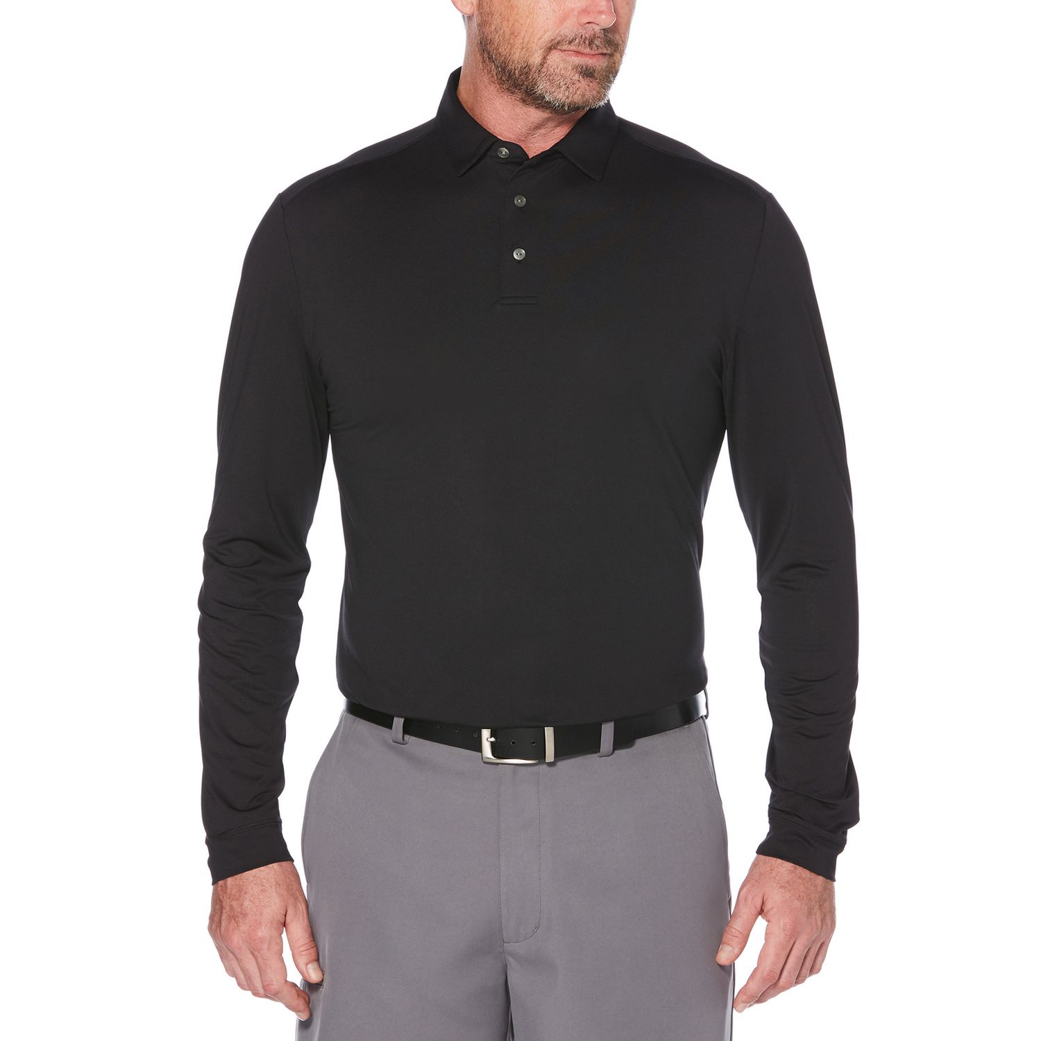 Ben hogan performance men's short sleeve ventilated hot sale solid golf polo shirt