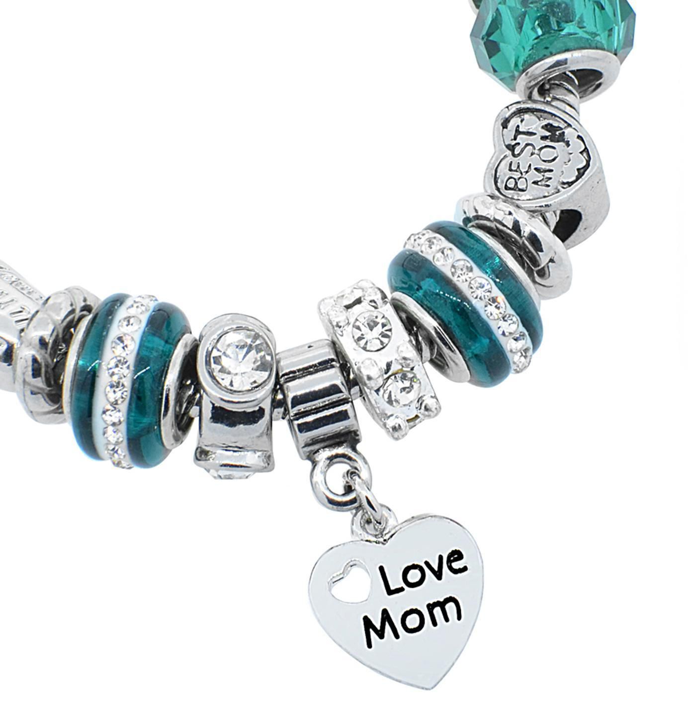 New mom charm on sale bracelet