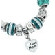 Quintessential Bracelet à breloques "Love Mom" en acier inoxydable – image 2 sur 3