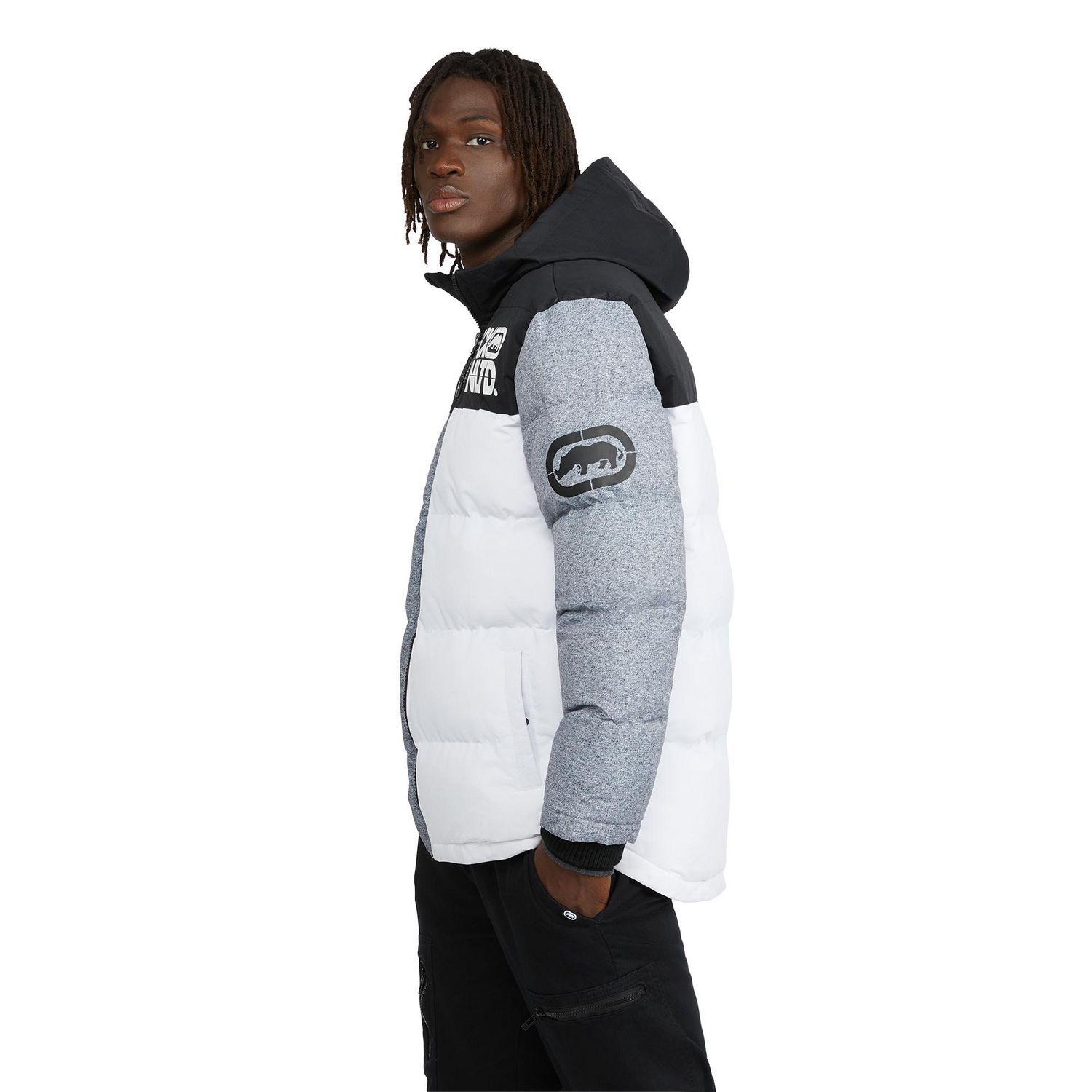 Ecko Unltd Men's Color Block Puffer Jacket - Walmart.ca