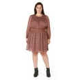 thumbnail image 2 of Devoted Taille Plus Femme Mini robe blouson à col rond, 2 of 3