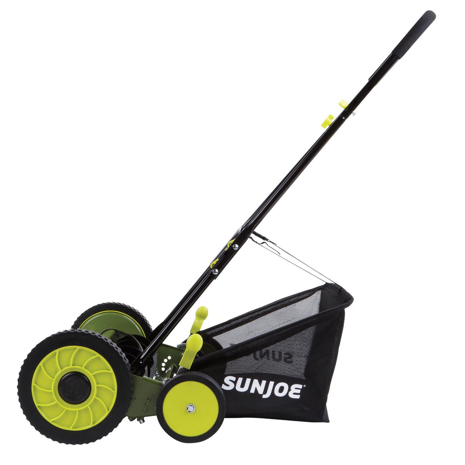 Sun Joe MJ501M Manual Reel Mower w/ Grass Catcher, 18 Inch 
