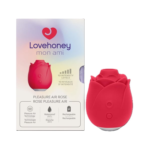 Lovehoney mon ami Pleasure Air Suction Vibrating Rose