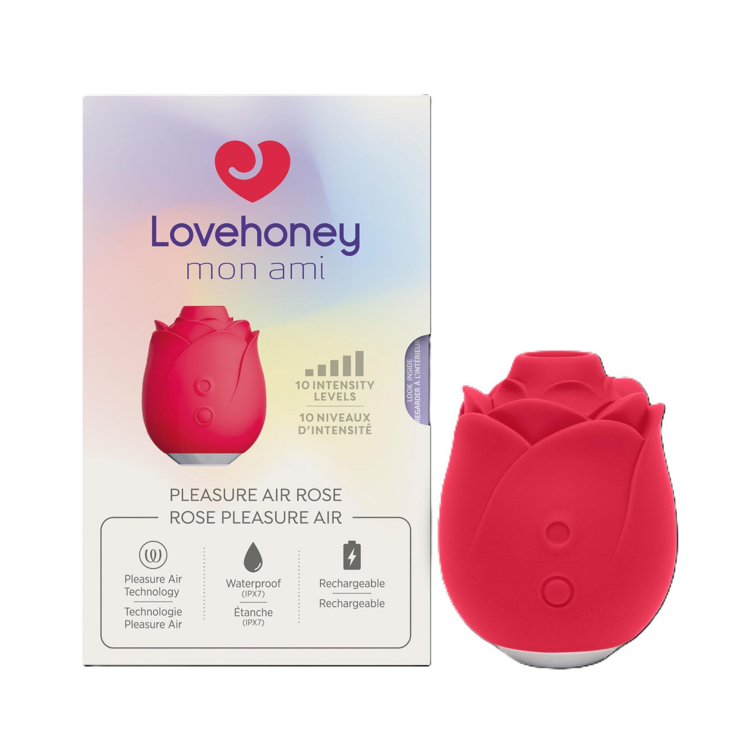 Lovehoney mon ami Pleasure Air Suction Vibrating Rose