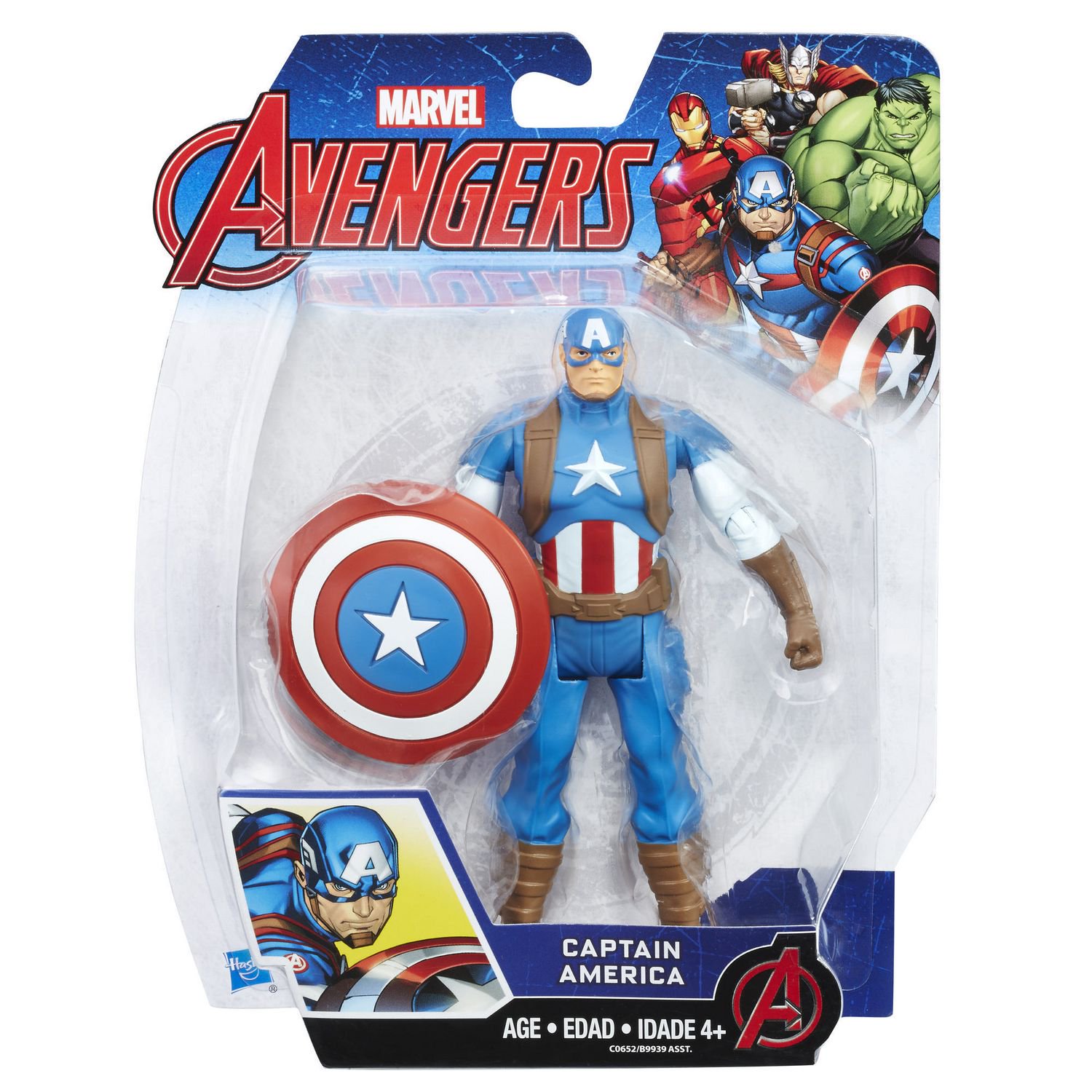 Toy Action Figure of Marvel's The Avengers as Captain America, 6 Scale