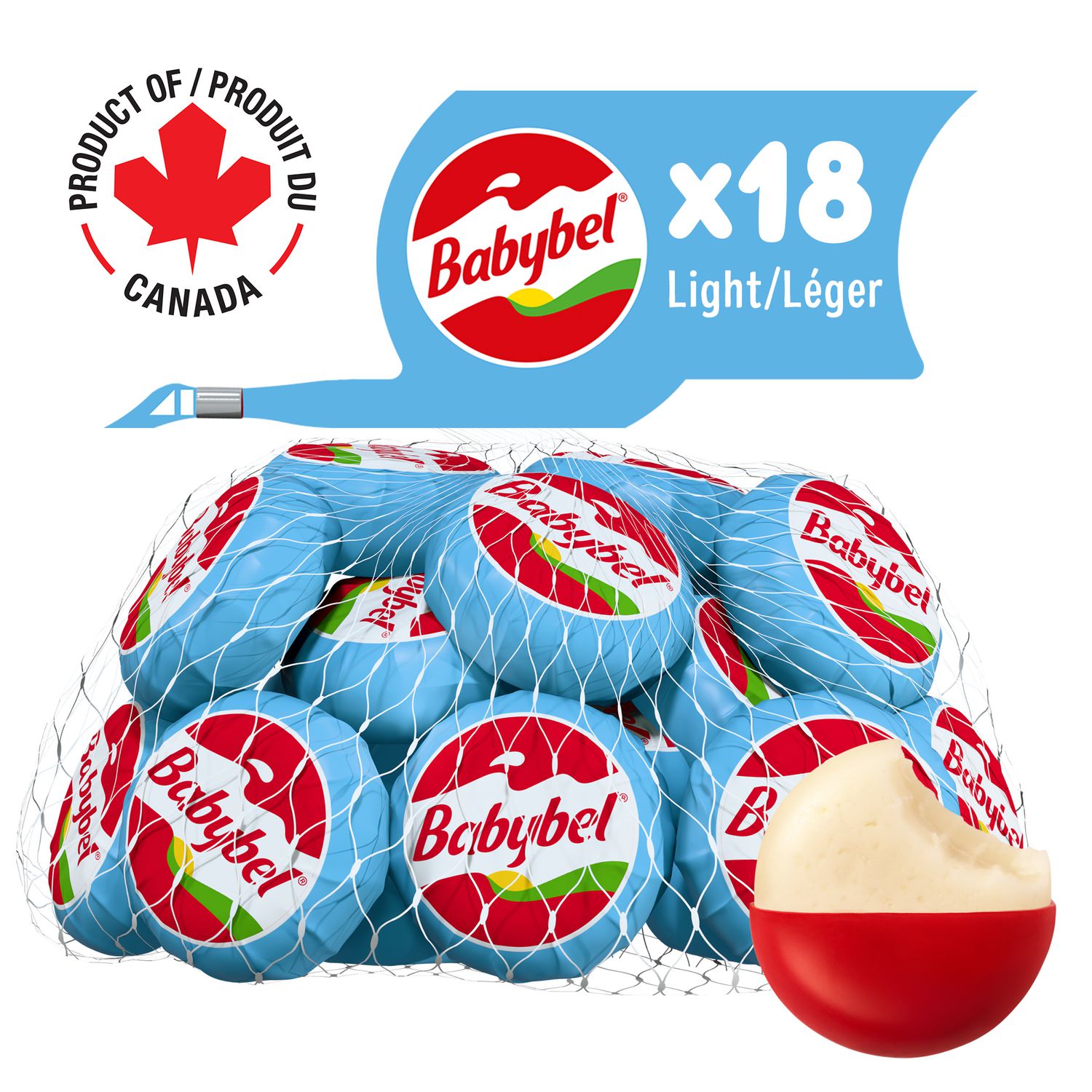 Mini Babybel Light Cheese Snacks 18P