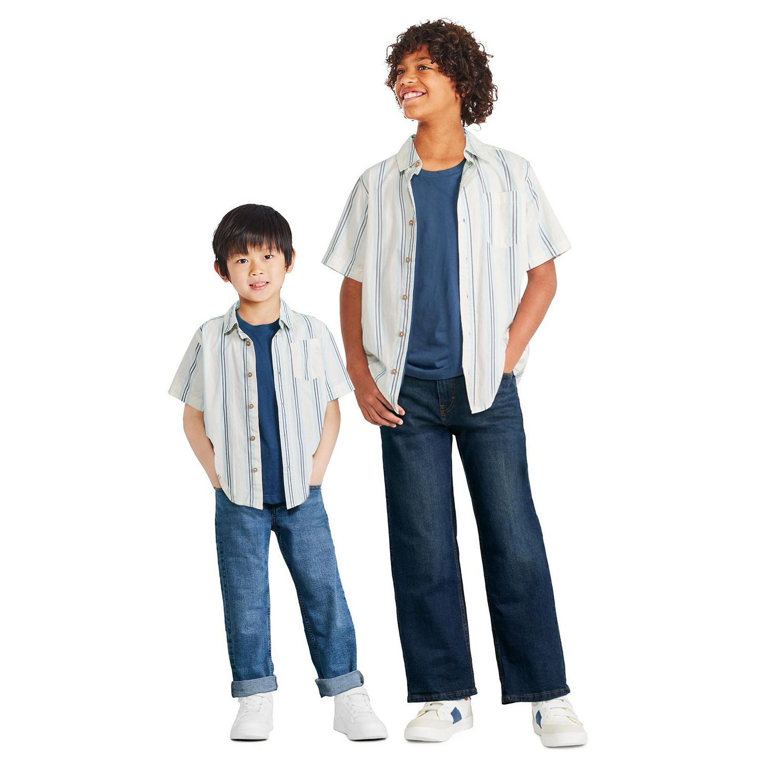 Ensemble 2 pièces avec chemise tissée George pour garçons