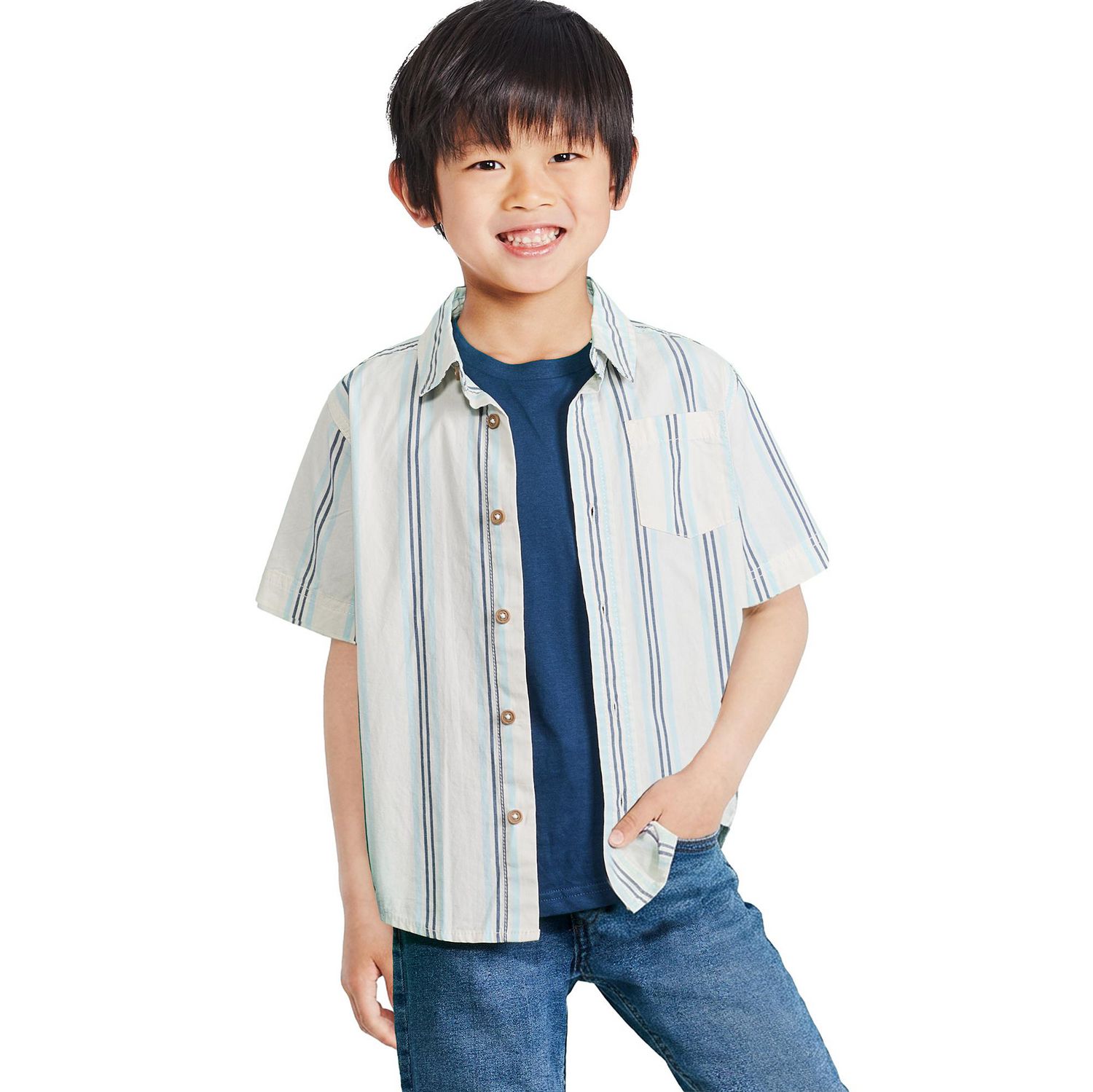 Ensemble 2 pièces avec chemise tissée George pour garçons