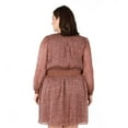 thumbnail image 3 of Devoted Taille Plus Femme Mini robe blouson à col rond, 3 of 3