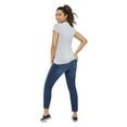 thumbnail image 3 of Paisley Sky Maternity Short Sleeve V-Neckline Tee, 3 of 6