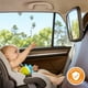 Munchkin Brica 360 Pivot Baby In-Sight Miroir de voiture réglable à grand angle, testé contre les chocs et résistant aux chocs, noir Miroir de voiture – image 5 sur 9