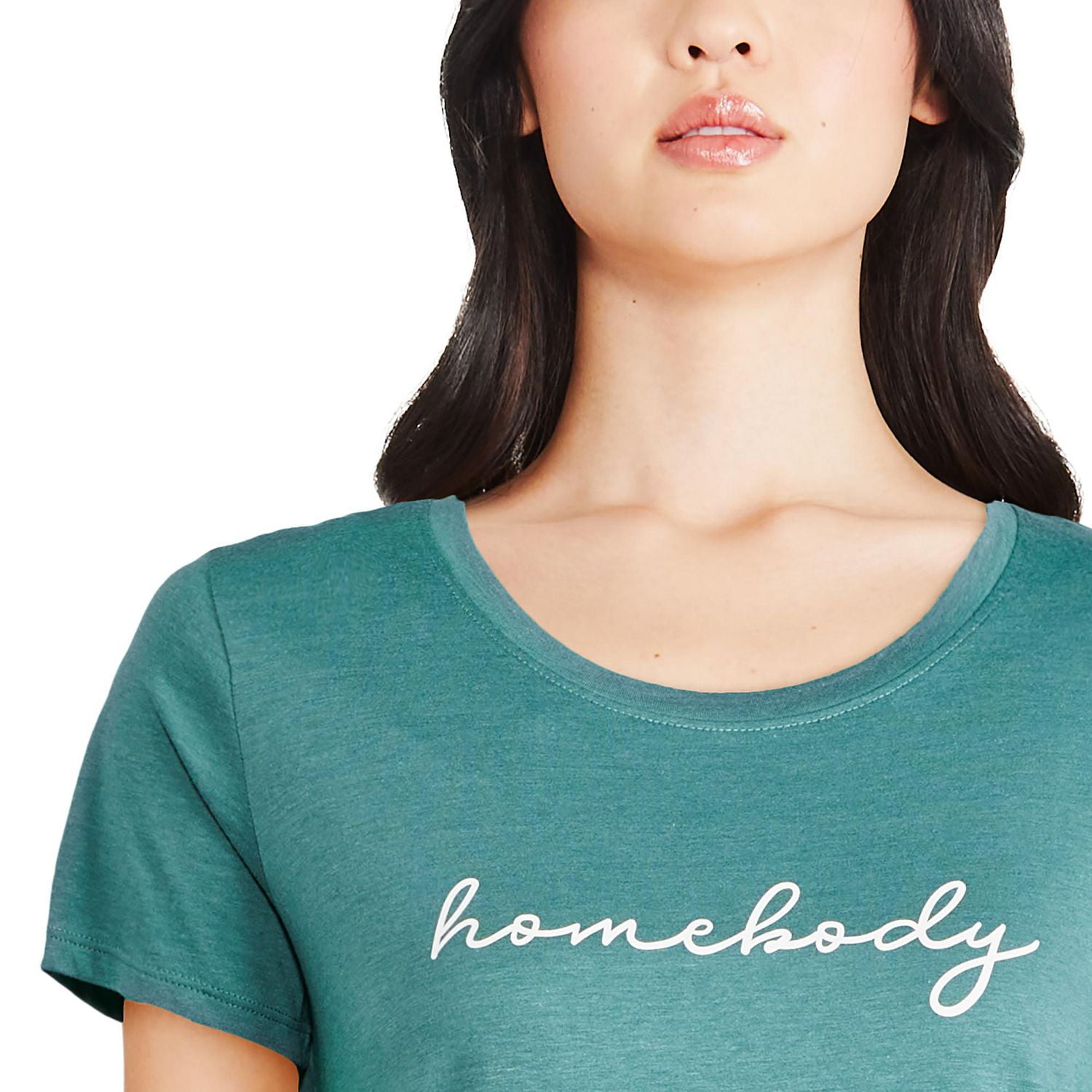 T-shirt de nuit à encolure dégagée George pour femmes