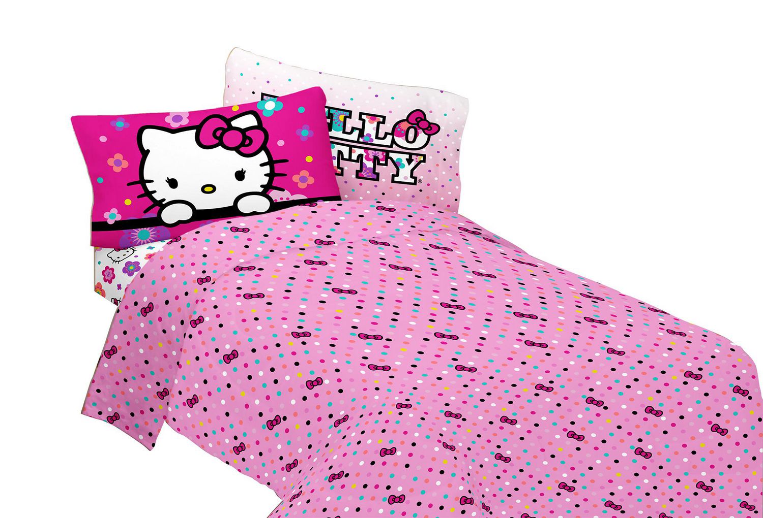 Hello Kitty Floral Ombre Full Double Sheet Set Walmart Canada