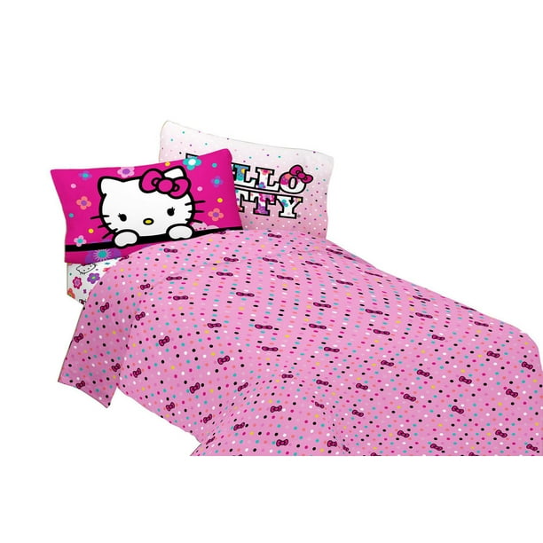 Hello Kitty "Floral Ombre" Full/Double Sheet Set - Walmart.ca