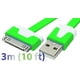 Câble plat 30 broches vers USB d'Exian, 3 m – image 1 sur 1