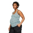 thumbnail image 2 of Paisley Sky Maternity Snap Henley Tank, 2 of 6