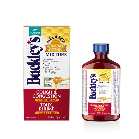 BUCKLEY'S Soothing Mixture syrup, 250mL, BUCKLEY'S Soothing Mixture (Syrup)