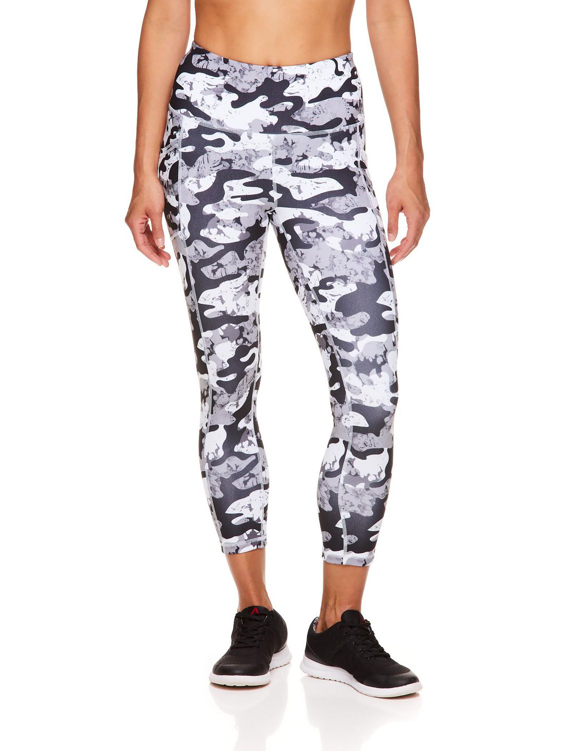 Reebok Women's Printed Graphic High Rise Capri, Sizes S-XXL | Walmart ...