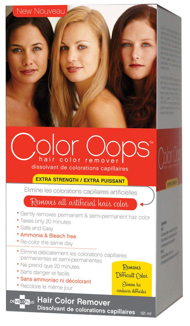 Color Oops Hair Color Remover Extra Strength | Walmart Canada