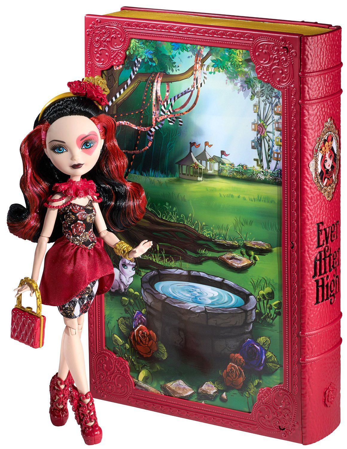 Mattel Ever After High Lizzie Hearts Spring Unsprung Book Playset