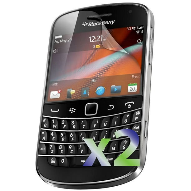 Protecteur d'écran pour Blackberry 9900 d'Exian - clair, paq. de 2