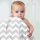 Summer Infant Swaddleme® Couvertures en mousseline à chevron, gris, paq. de 3 – image 5 sur 9