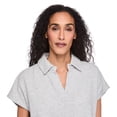 thumbnail image 4 of Iyla Women's Athleisure Split Neck Dress, 4 of 6