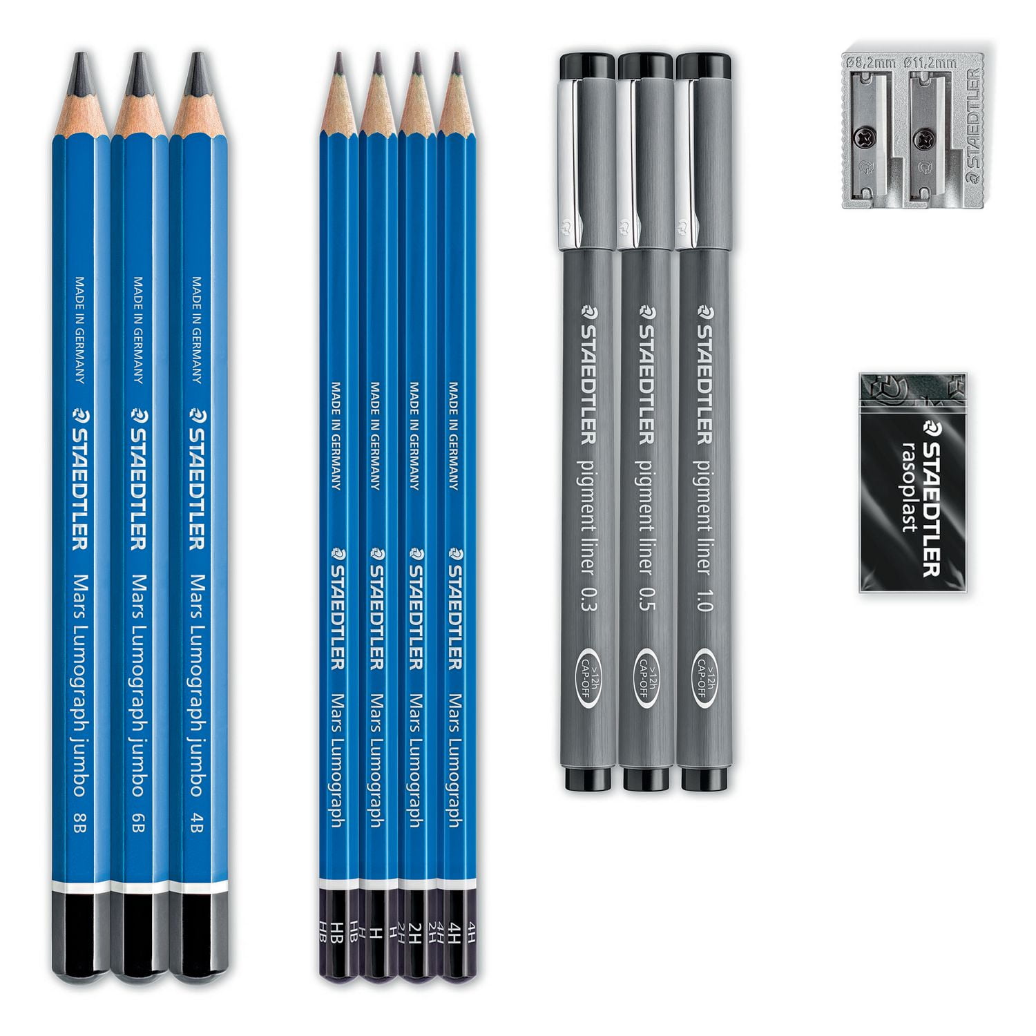 Wood Staedtler H and E Medical Pencils for Medical Students H & E