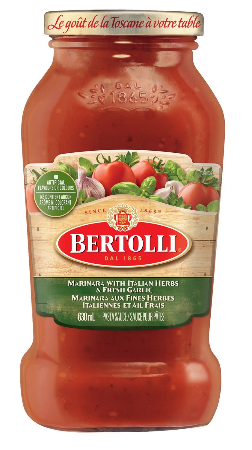 Bertolli Marinara with Italian Herbs And Fresh Garlic Pasta Sauce ...