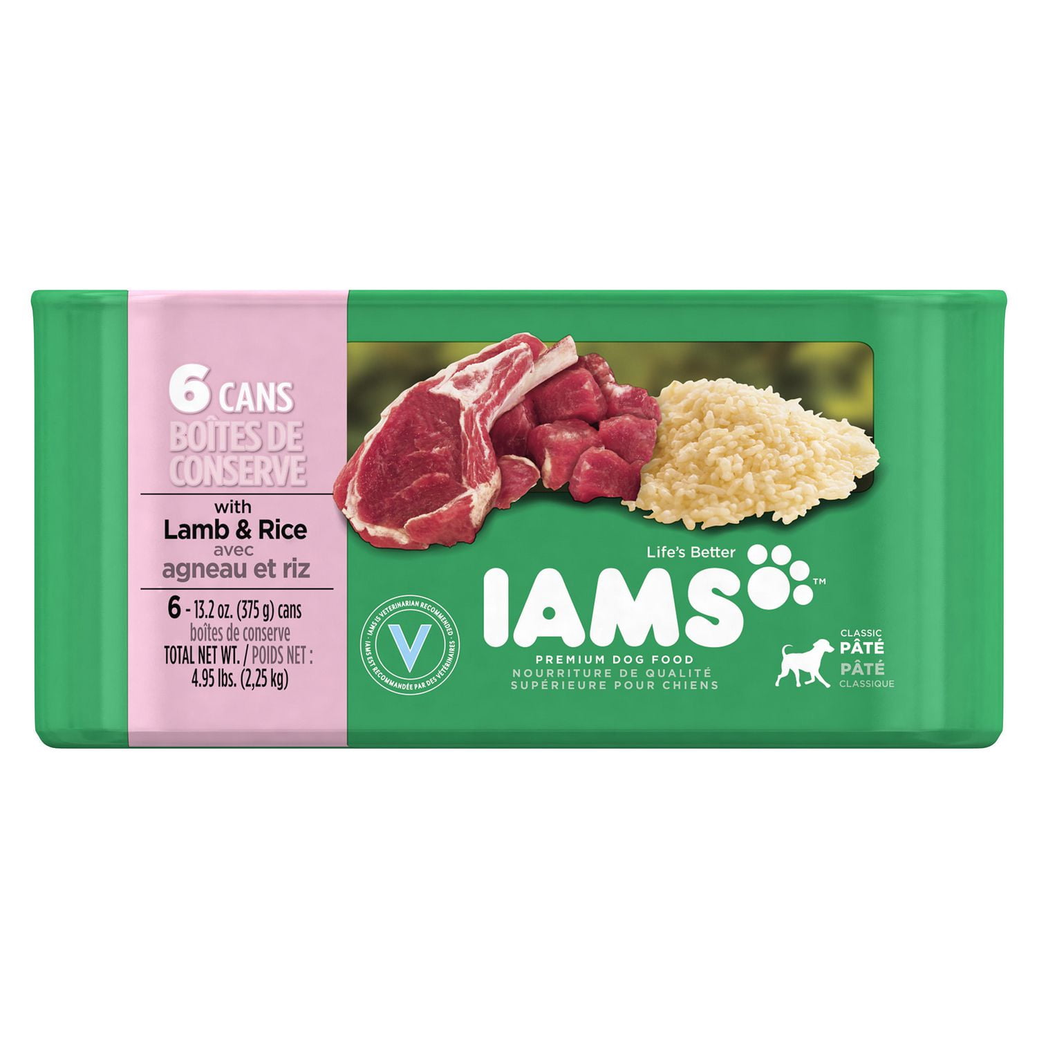 iams pate with lamb and rice