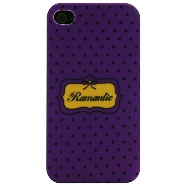 Étui Exian pour iPhone 4/4S/4S « Ramantic » - violet