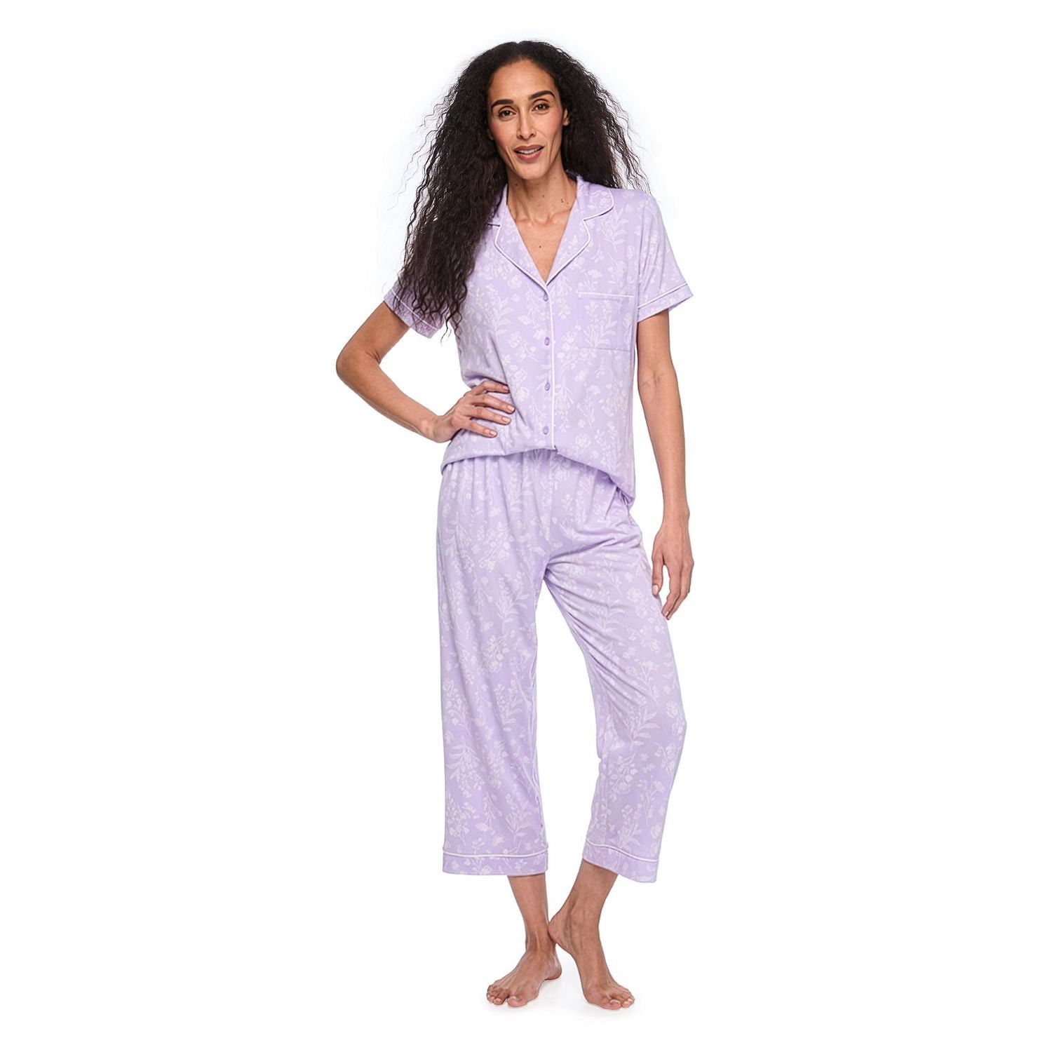 Iyla Women's Two Piece Capri Pajama Set