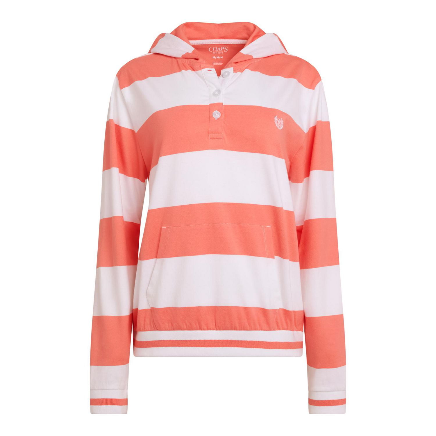 CHAPS HOODED TOP, TOP