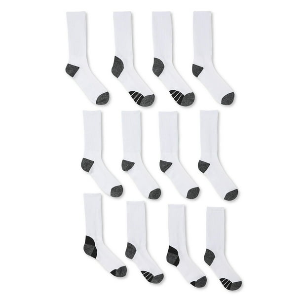 Athletic Works Men's Crew Socks 12Pack Walmart.ca