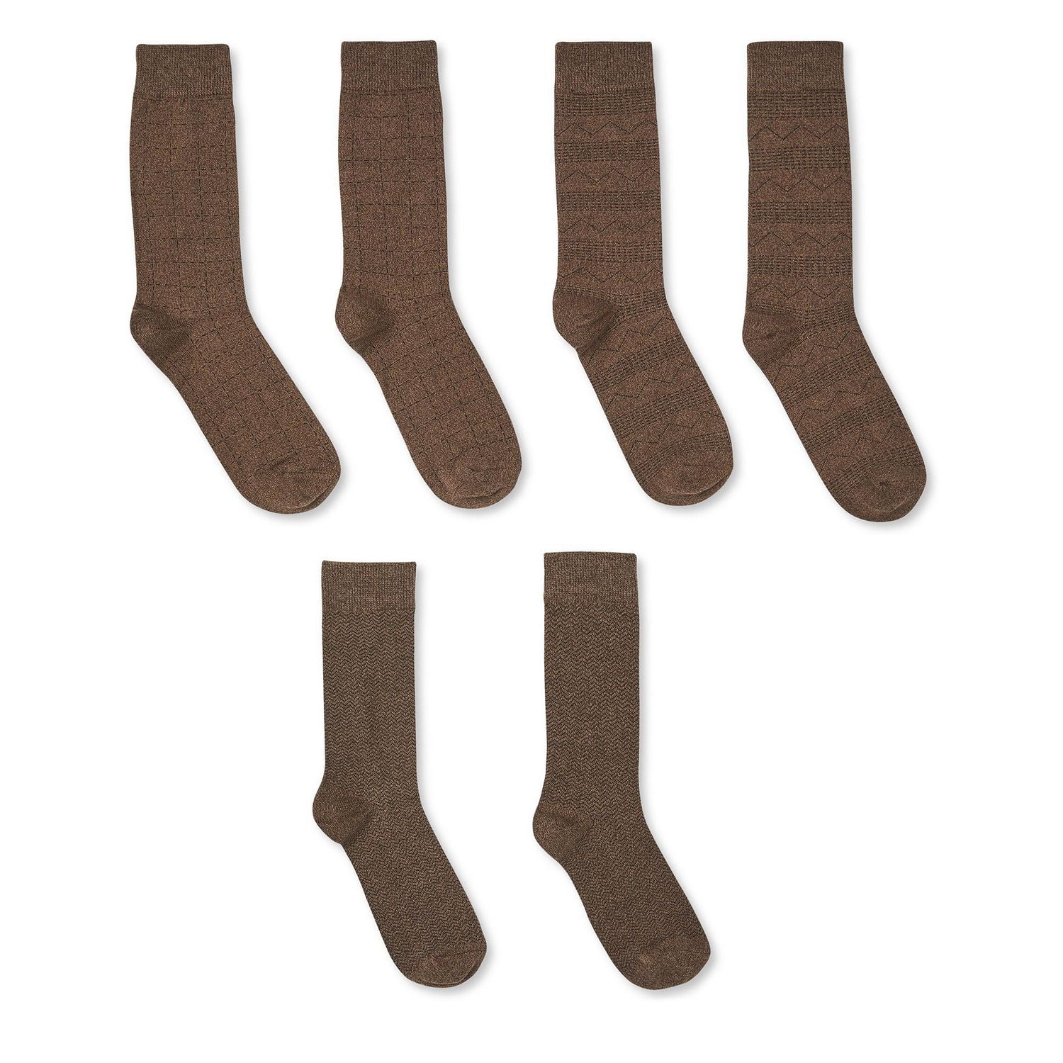 Mens brown on sale dress socks