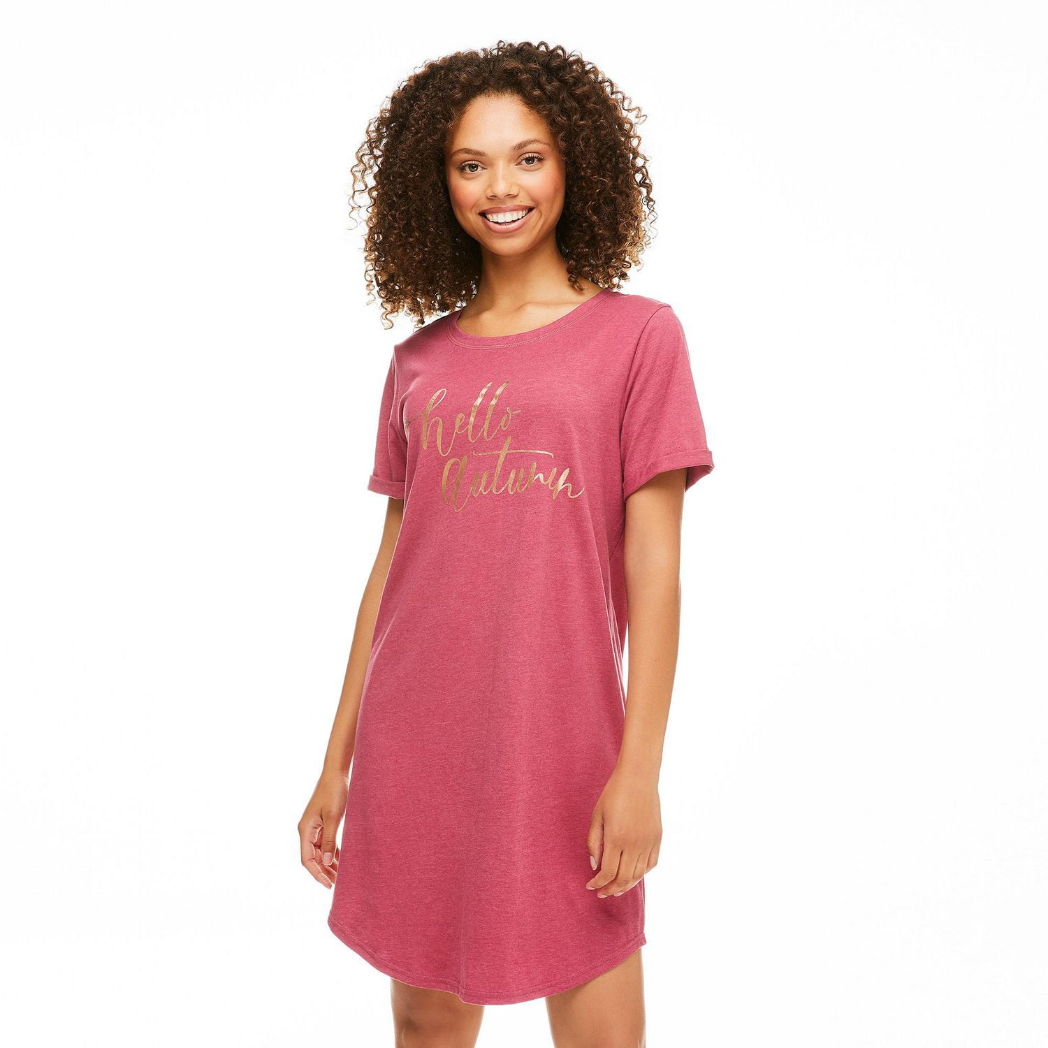 George Women's Rolled Sleeve Nightshirt