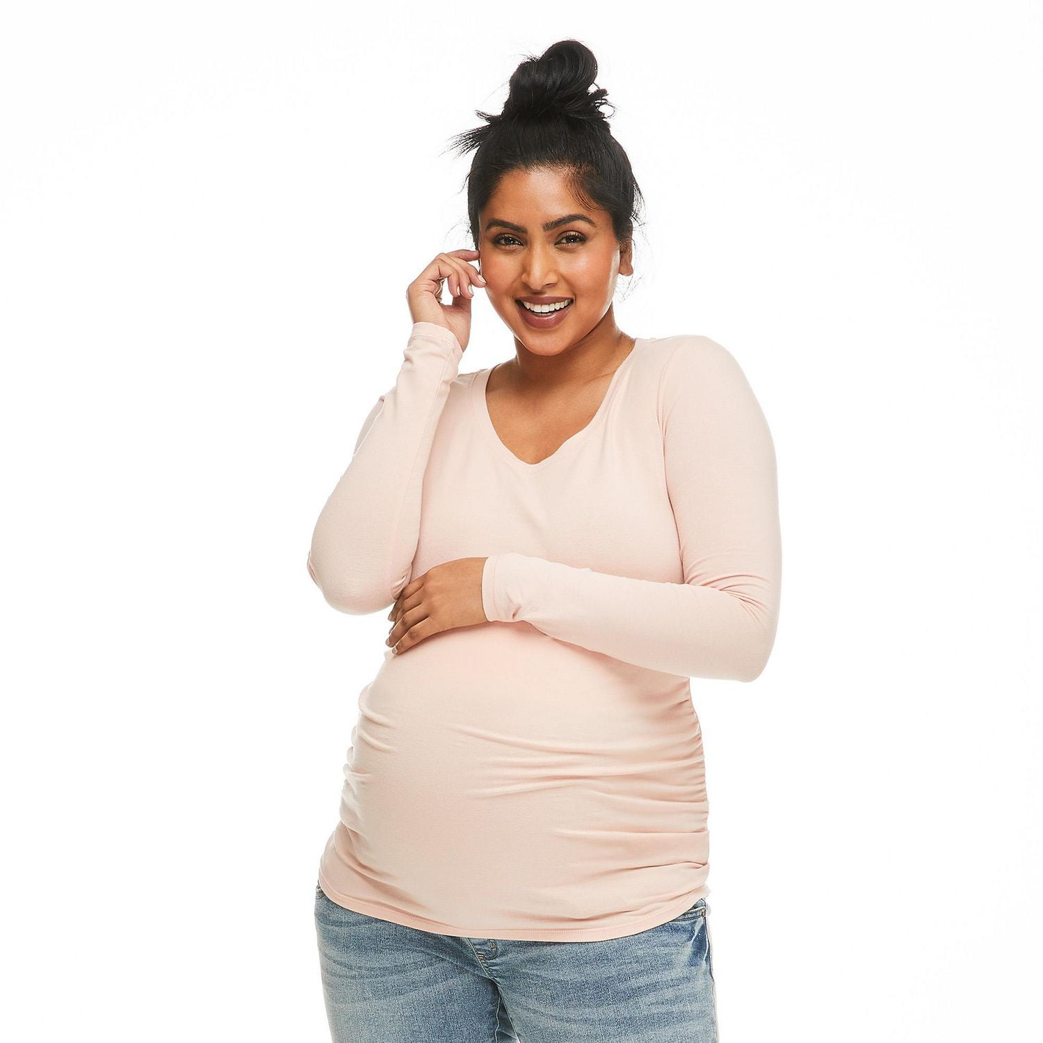 Paisley Sky Maternity Long Sleeve Tunic