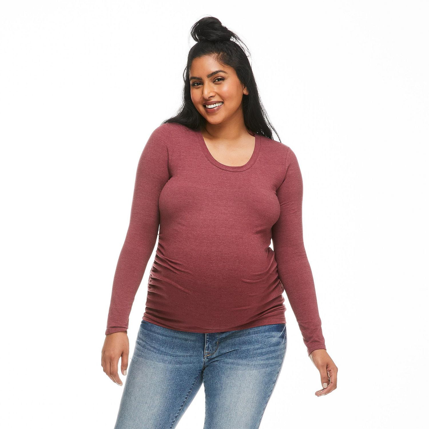 Tunique à manches longues Paisley Sky Maternité