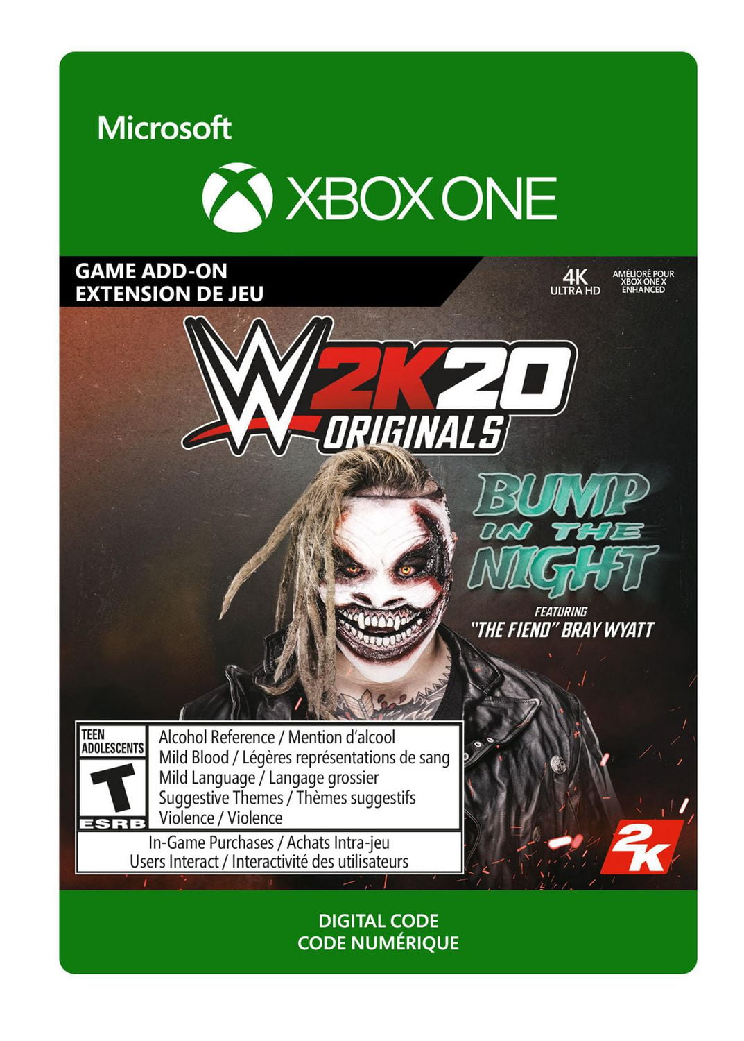 wwe 2k20 digital code xbox